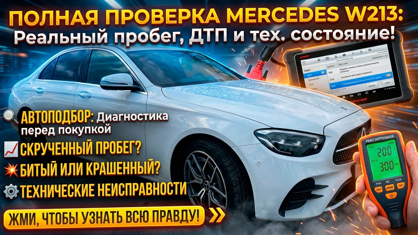 Mercedes Benz W213 осмотр перед покупкой. Автоподбор Краснодар ️ смотреть онлайн