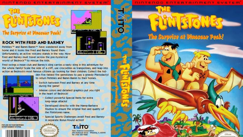 The Flintstones： Surprise at Dinosaur Peak (NES) смотреть онлайн