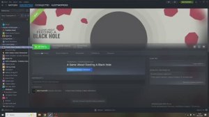 A Game About Feeding A Black Hole (DEMO) играю с братом