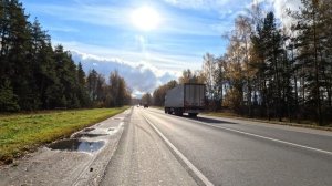 На велосипеде по автотрассе #8