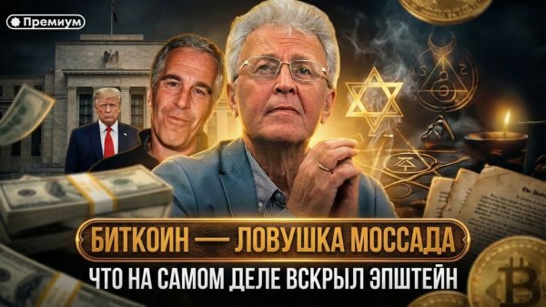 БИТКОИН — ЛОВУШКА МОССАДА. Что на самом деле вскрыл Эпштейн | Валентин Катасонов
