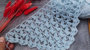 ✨ Воздушная шаль крючком ✨