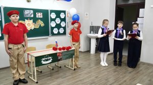 В средней школе №1 г. Приморско-Ахтарска открыли новую Парту героя.