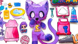 Catnap превращается в HANTRIX RUMI ✨ Бумажные беременные истории 👶🏻