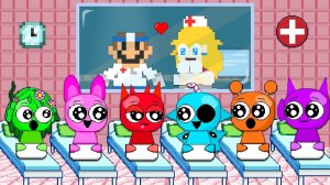 🏥Спрунки попали в больницу! Но доктор Марио спешит на помощь 🆘