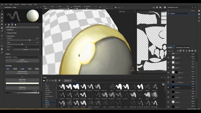 Pigeon Timelapse - Speedsclupt in Zbrush and Handpainted Textures in Substance Painter - Lucy Choque