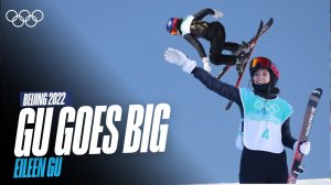 Айлин Гу творит историю: трюк на 1620° и золото в биг-эйре | Пекин 2022