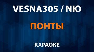 VESNA305 (NЮ) — Понты (Караоке)