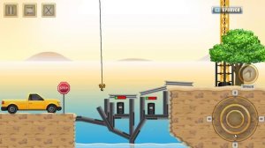 ПИКАП НЕ ПРОЕХАЛ МОСТ. СТРОИТЕЛЬНЫЕ МАШИНКИ. МУЛЬТФИЛЬМ