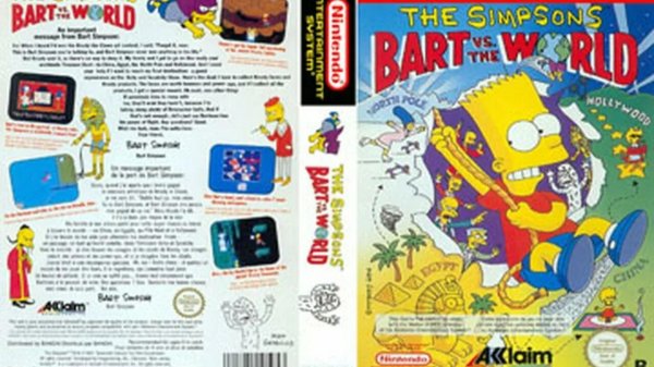 The Simpsons Bart vs the World (NES)