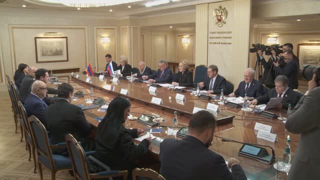 Председатель СФ В.Матвиенко с Председателем Национального Собрания Республики Армения 5 февраля 2026 смотреть онлайн