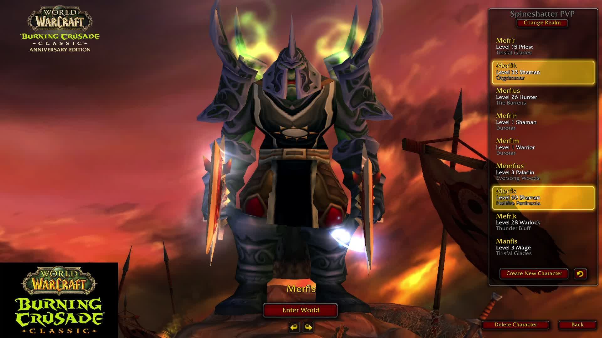 World Of Warcraft The Burning Crusade мир нового начала