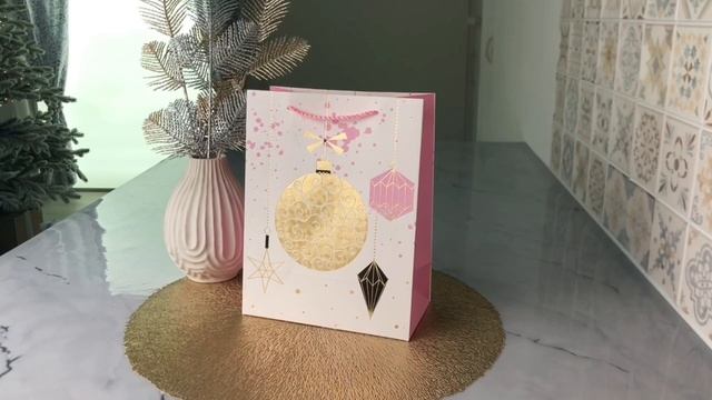 Подарочный пакет НЕЖНАЯ ЗИМА: УКРАШЕНИЯ, 24х20 см, ABB303000-1