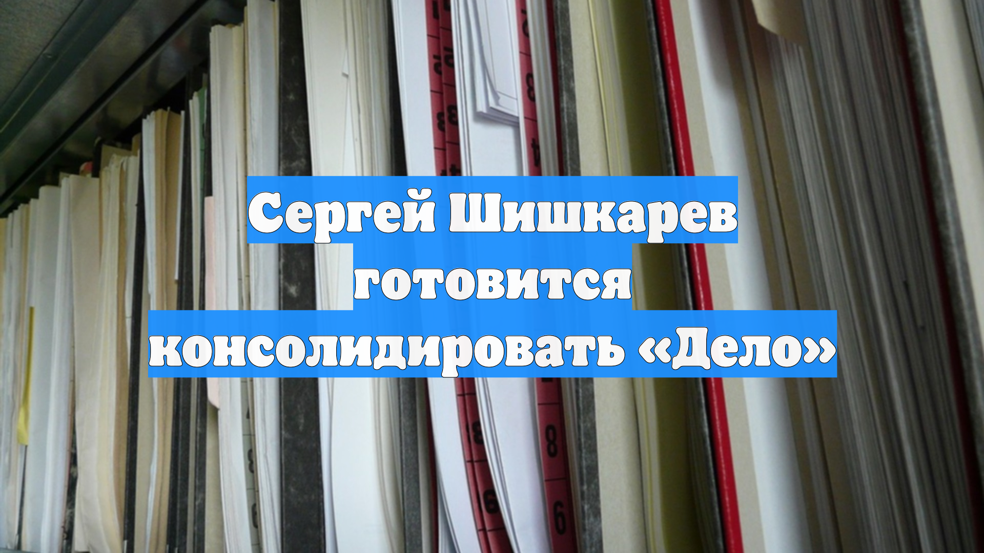 Сергей Шишкарев готовится консолидировать «Дело»