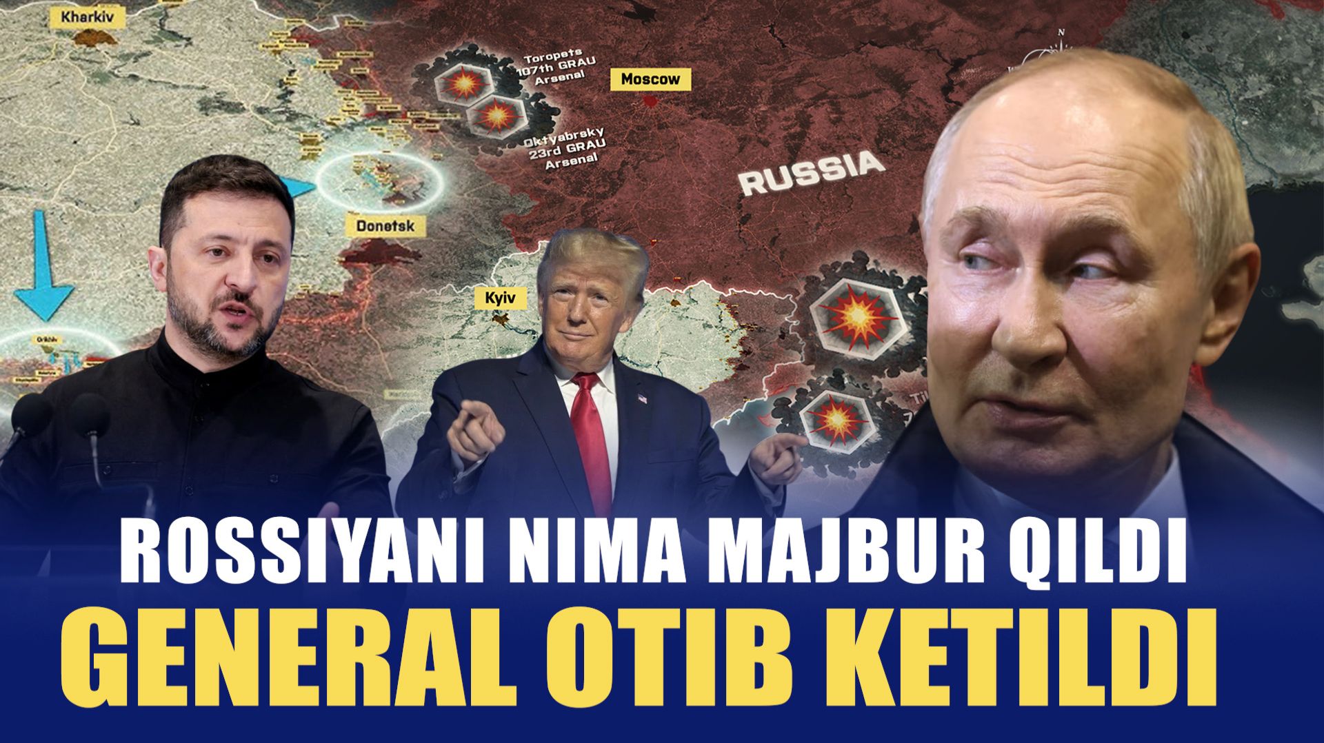 GENERAL OTIB KELTILDI---ROSSIYANI NIMA MAJBUR QILDI