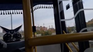 Поездка на автобусе НефАЗ-5299-40-52 с г/н В661ТВ по маршруту №30 в Красноярске