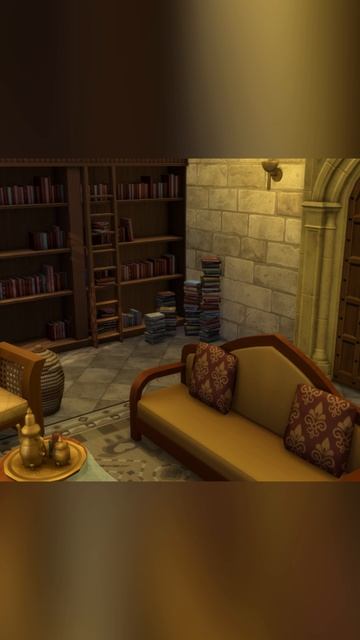 🏰 СТАРИННАЯ ГОСТИНАЯ В ЗАМКОВОМ СТИЛЕ — УЮТ И РОСКОШЬ ✨ SIMS 4 смотреть онлайн