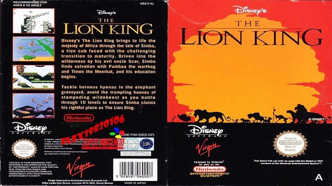 The Lion King (NES) смотреть онлайн