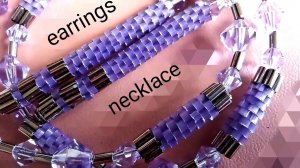 Украшения из бисера  своими руками. Колье и серьги