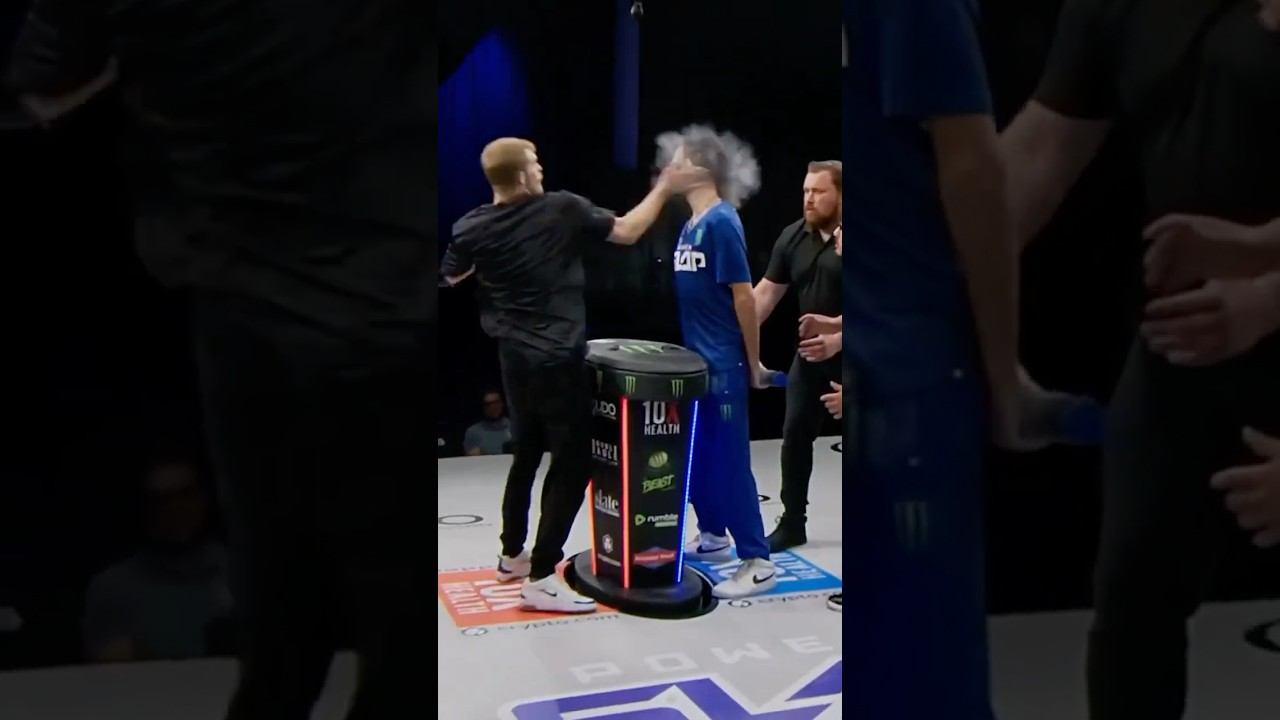 Slapped him into the NEW YEAR