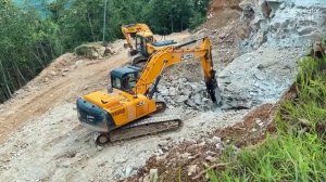 Идеальный экскаватор для строительства горных дорог | Полноценная тяжелая техника