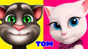 ГОВОРЯЩИЙ ТОМ и ГОВОРЯЩАЯ АНДЖЕЛА - Мультик для детей