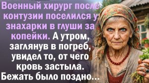 Военный хирург поселился у знахарки в глуши. А утром, заглянув в погреб... Художественный рассказ