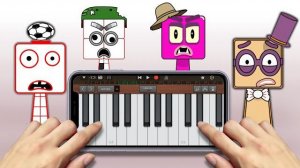Я ВОССОЗДАЛ УЖАС Numberblocks! Sprunki OC Фаза 2 в GarageBand | Слушайте саундтрек РЕАКЦИЯ
