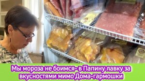 Мы мороза не боимся - в магазин за вкусностями мимо дома-гармошки. Обзор магазина Папина лавка.