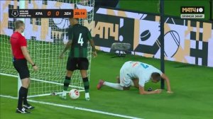 Соболев не замкнул передачу в пустые ворота. Краснодар - Зенит.WINLINE Зимний Кубок РПЛ 2026. Футбол