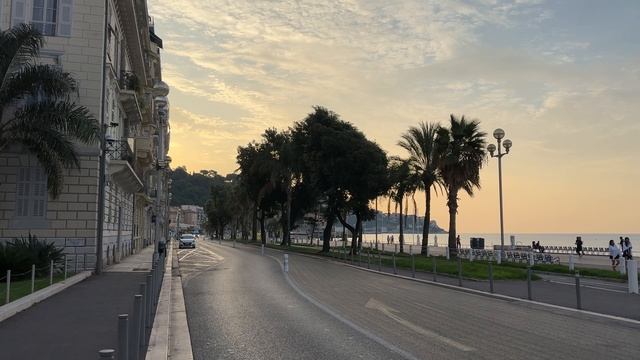 Франция 🇫🇷[4К] Ницца-Лазурный берег, красивый город, пешие прогулки по городу. смотреть онлайн