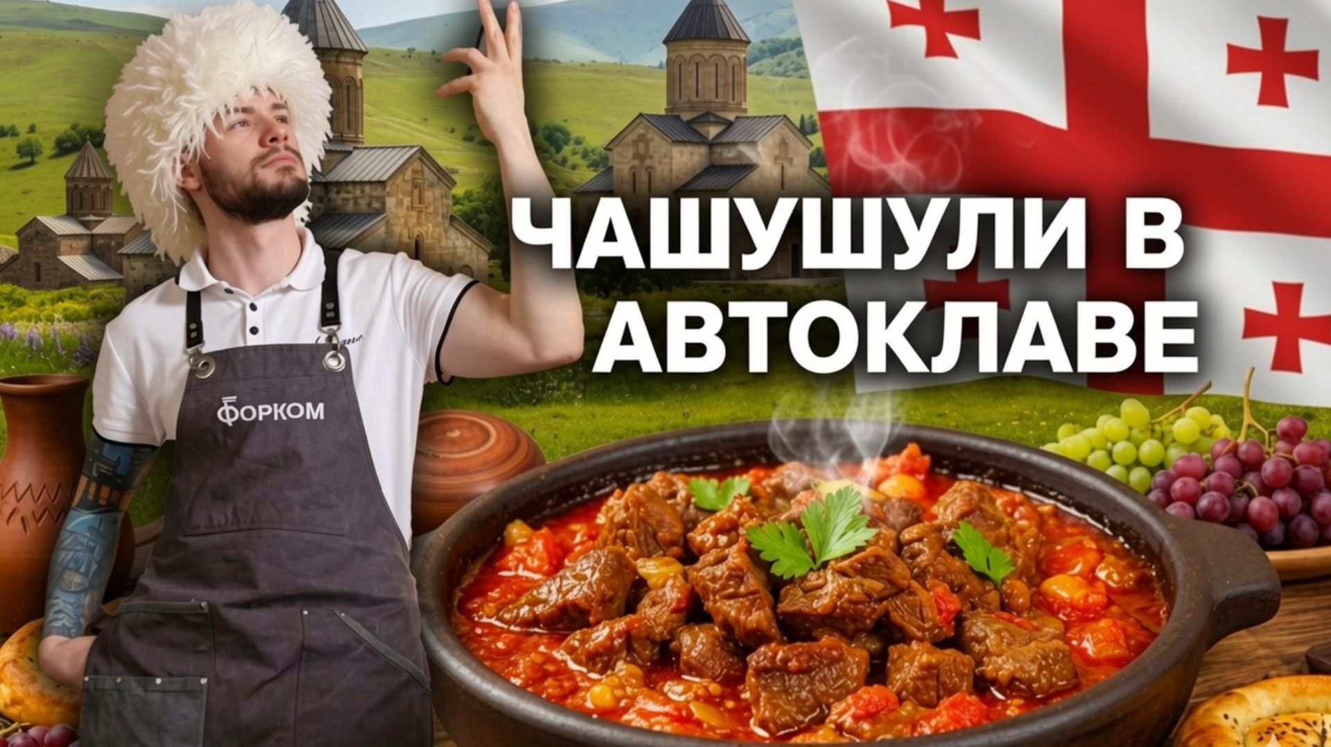 Чашушули в автоклаве