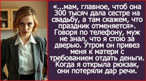 Свекровь с сыном ждали 300 тысяч, получили выселение | ИСТОРИИ ИЗ ЖИЗНИ | СЛУШАТЬ ИСТОРИИ