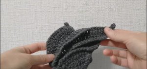 Большой 3D лист крючком