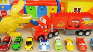 МУЛЬТИК ДЛЯ ДЕТЕЙ ПРО ДИНОЗАВРА И ПОЛИЦЕЙСКИЕ МАШИНКИ