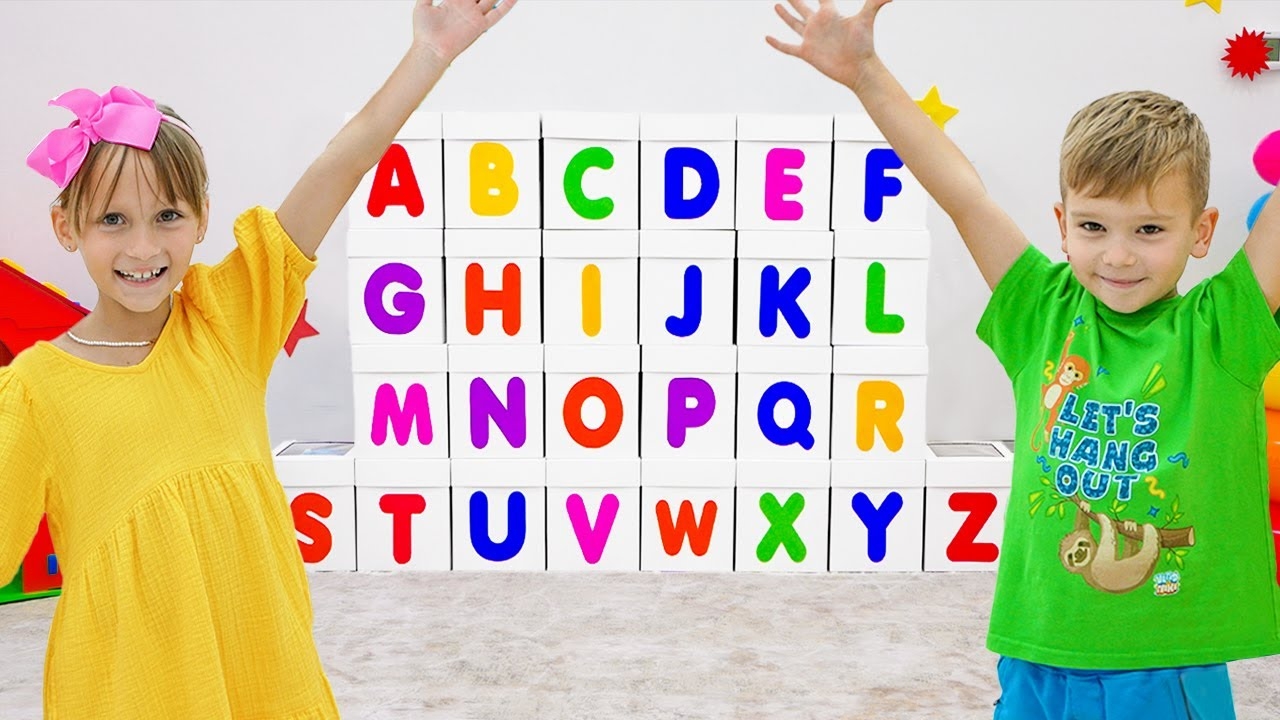 Дети изучают английский алфавит | ABC. смотреть онлайн