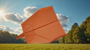 Как легко сделать бумажный самолетик, который летит далеко