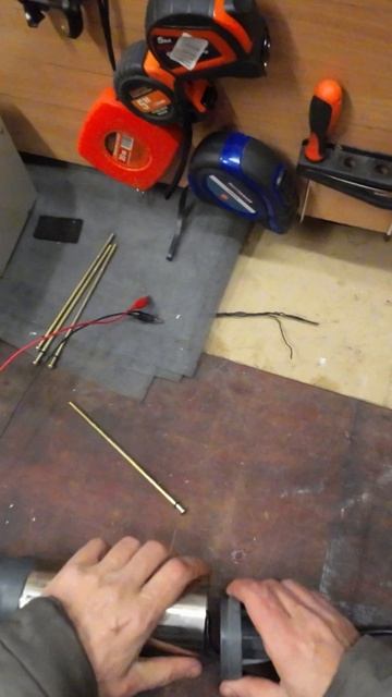 Дособрал линейный привод распашных ворот.