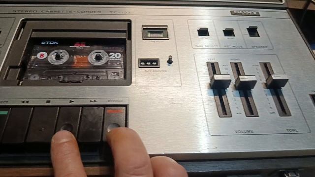 Sony TC-133 после ремонта