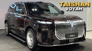 Voyah Taishan - роскошный 6-местный внедорожник с запасом хода 1400 км, полный  тур.