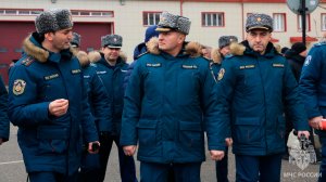 Глава МЧС России проинспектировал пожарно-спасательные подразделения в Дагестане