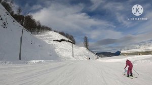 Альпика 06.02.2026 спуск с 2250 до 780 по трассе 10