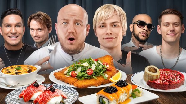 Едим Любимые Блюда Блогеров из Ресторанов с Нкеем! Супер Стас