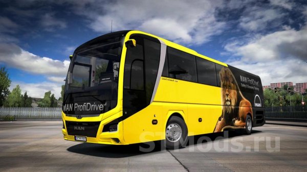 Euro Truck Simulator 2 Мод Man Lion’s Coach 2017 Optiview версия 1.9 (v1.57.x)