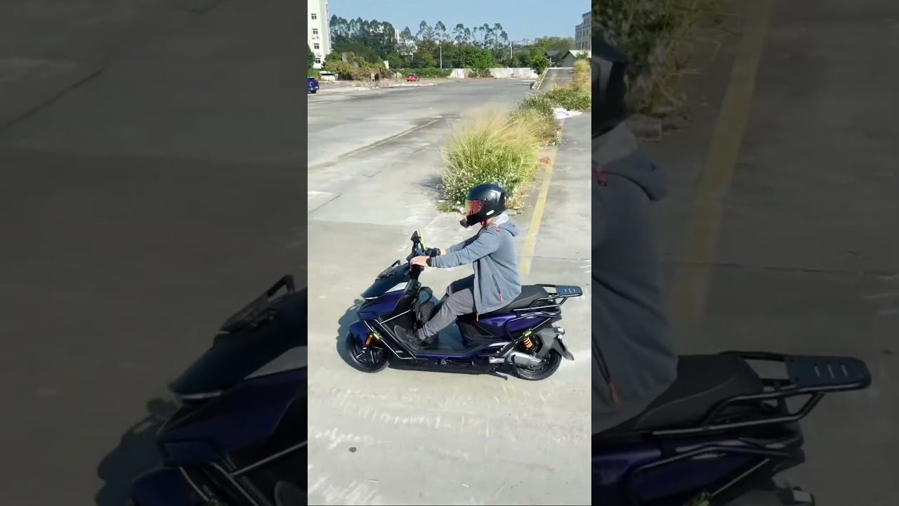 Езда на электроскутере Ninebot M5 200 смотреть онлайн