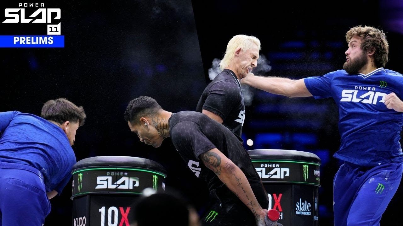 Four Slaps Four KOs  | Power Slap 11 - Prelims | Full Event