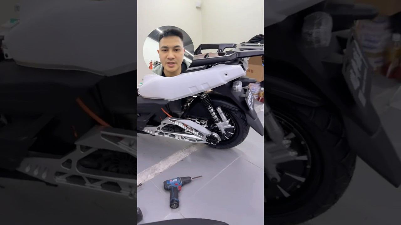 Клиентский Электроскутер с Литиевой батареей 72В 100Ач, едет больше 100 км/час ⚡️