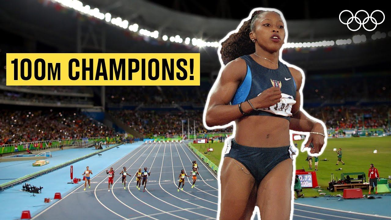 Women's 100m Athletics ♀️ Last 5 Champions!