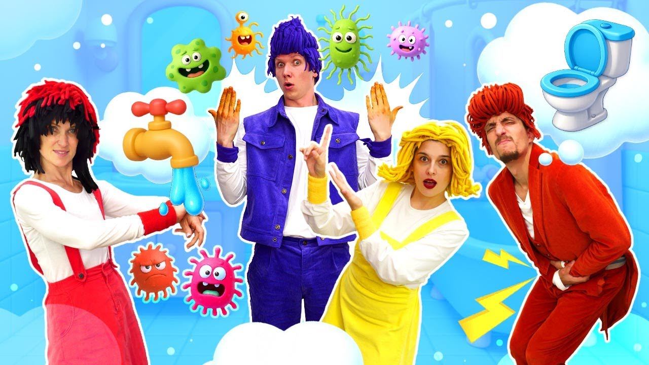 Пальцы не облизывай! 🖐🎵 Веселые песенки про правила для малышей и профессии смотреть онлайн