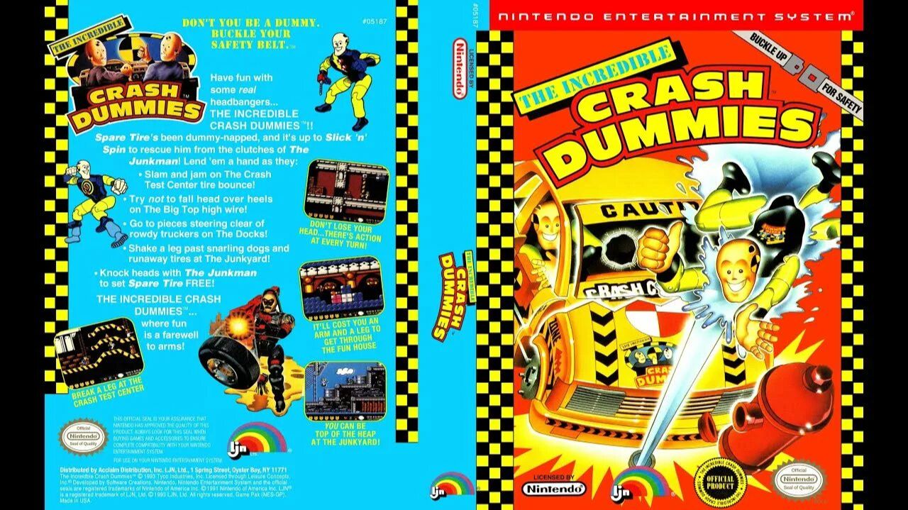 The Incredible Crash Dummies (NES) смотреть онлайн